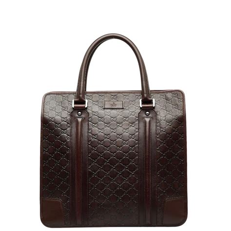 gucci 145842 2684 tote guccissima|gucci pre owned tote bag.